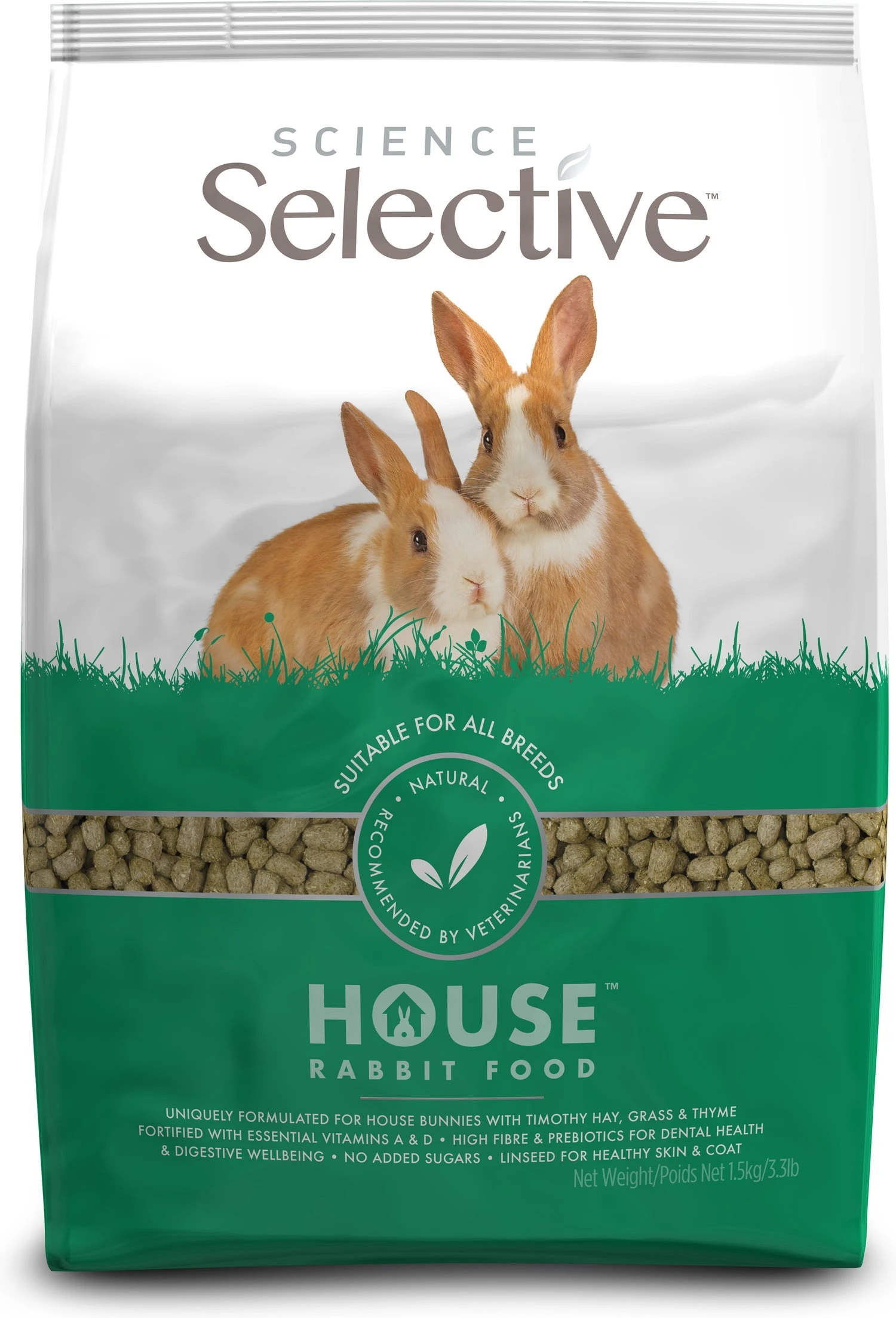 Supreme Science Selective Konijnenvoer House 1,5 Kg 3 Supreme Science Selective Konijnenvoer House 1,5 Kg