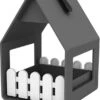 Emsa Vogelvoederhuisje Landhaus Antraciet 15 X 14 X 21 Cm -SuperFish || TETRA || Beeztees Verkoopwinkel 4009049424040 1 1