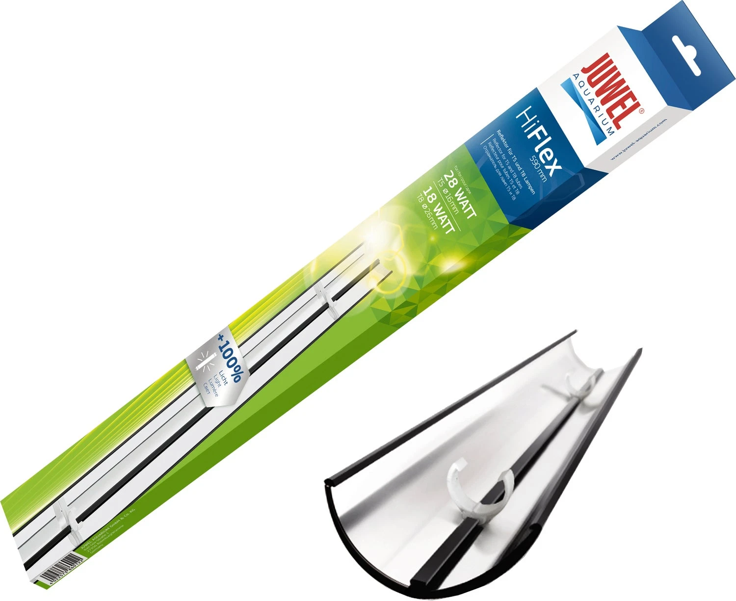 Juwel Aquarium Verlichting Reflector Hilflex T5 En T8 59 Cm 4 Juwel Aquarium Verlichting Reflector Hilflex T5 En T8 59 Cm - Afbeelding 2
