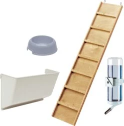 Ferplast Konijnenhok Ranch 140 Plus Naturel 140 X 75 X 103 Cm -SuperFish || TETRA || Beeztees Verkoopwinkel 8010690087078 9