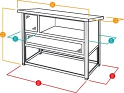 Ferplast Konijnenhok Grand Lodge 140 Wit / Grijs 134 X 73 X 110 Cm 14 Ferplast Konijnenhok Grand Lodge 140 Wit / Grijs 134 X 73 X 110 Cm -SuperFish || TETRA || Beeztees Verkoopwinkel 8010690139784 4
