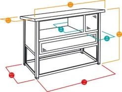 Ferplast Konijnenhok Ranch 120 Basic -SuperFish || TETRA || Beeztees Verkoopwinkel 8010690149172 4