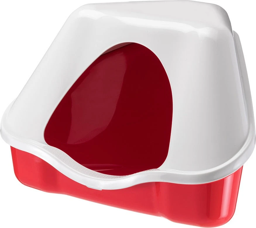 Ferplast Konijnentoilet Nora Rood 50 X 34 X 22 Cm 3 Ferplast Konijnentoilet Nora Rood 50 X 34 X 22 Cm