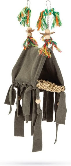 Beeztees Vogelspeelgoed Huis Ami Groen 18 X 13 X 14 Cm