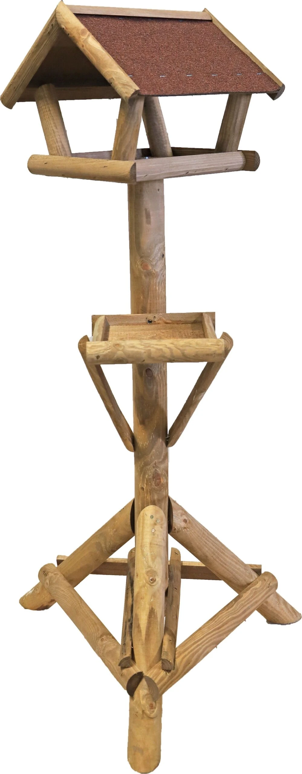 Boon Vogelvoederhuis Dakleer Met Voederplateau Bruin 66 X 58 X 132 Cm 3 Boon Vogelvoederhuis Dakleer Met Voederplateau Bruin 66 X 58 X 132 Cm