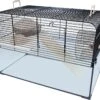 Inter-zoo Hamsterkooi Vision 51 Zwart 54,5 X 34,5 X 21 Cm