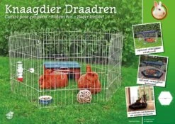 Boon Konijnenren 6 Panelen Zilver 60 X 4 X 63,5 Cm -SuperFish || TETRA || Beeztees Verkoopwinkel 8712901080976 3