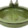 Esschert Design Vogelvoeder- En Drinkschaal Groen 30,7 X 32,9 X 10,9 Cm