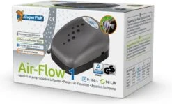 SuperFish Aquarium Luchtpomp Air-Flow 1 Zwart 96 L/h -SuperFish || TETRA || Beeztees Verkoopwinkel 8715897018299 2