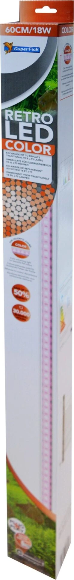 SuperFish Aquarium Verlichting Retro LED Color 18 W 60 Cm