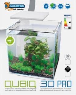 SuperFish Aquarium QubiQ 30 Pro Wit 30 L -SuperFish || TETRA || Beeztees Verkoopwinkel 8715897314650 2