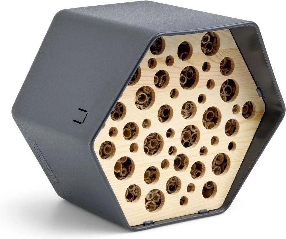 Capi Europe Insectenhotel Bijen Hive Antraciet 19 X 22 X 20 Cm 3 Capi Europe Insectenhotel Bijen Hive Antraciet 19 X 22 X 20 Cm