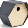 Capi Europe Vogelhuis Hive Rond Antraciet 19 X 22 X 20 Cm -SuperFish || TETRA || Beeztees Verkoopwinkel 8716443107184 0 1