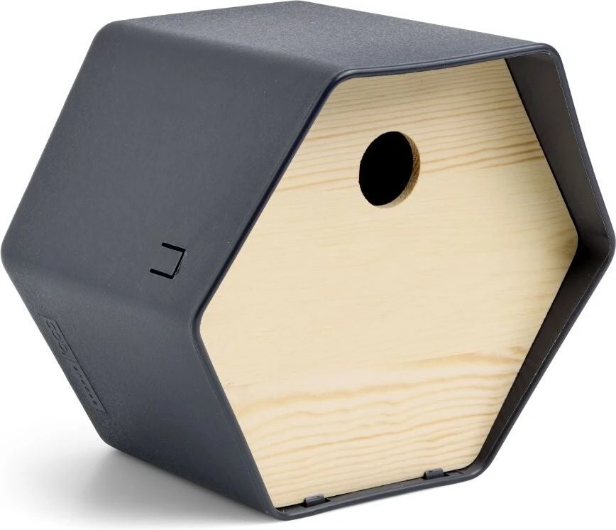 Capi Europe Vogelhuis Hive Rond Antraciet 19 X 22 X 20 Cm 3 Capi Europe Vogelhuis Hive Rond Antraciet 19 X 22 X 20 Cm