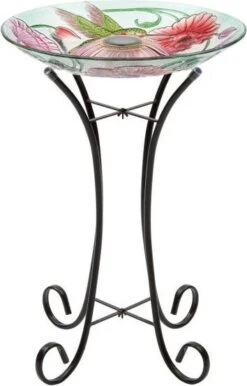 Intratuin Solar Vogeldrinkschaal Bloem Multi 51,5 X 41,5 X 66 Cm