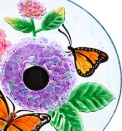 Intratuin Solar Vogeldrinkschaal Vlinder Multi 45,5 X 45,5 X 65 Cm -SuperFish || TETRA || Beeztees Verkoopwinkel 8717263817222 2