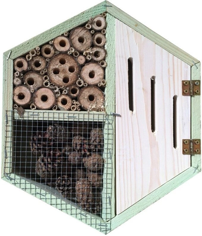 Insectenhuis Zeshoekig Groen 9 X 30 X 27 Cm 3 Insectenhuis Zeshoekig Groen 9 X 30 X 27 Cm