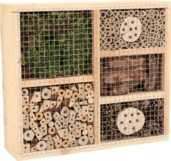 Intratuin Insectenhotel Vierkant 38 X 12 X 43 Cm -SuperFish || TETRA || Beeztees Verkoopwinkel 8720196051649 1 1