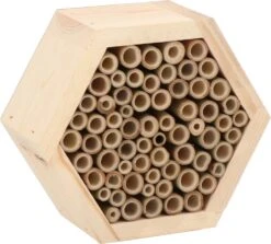 Intratuin Insectenhotel Hexagon Bamboe 20 Cm