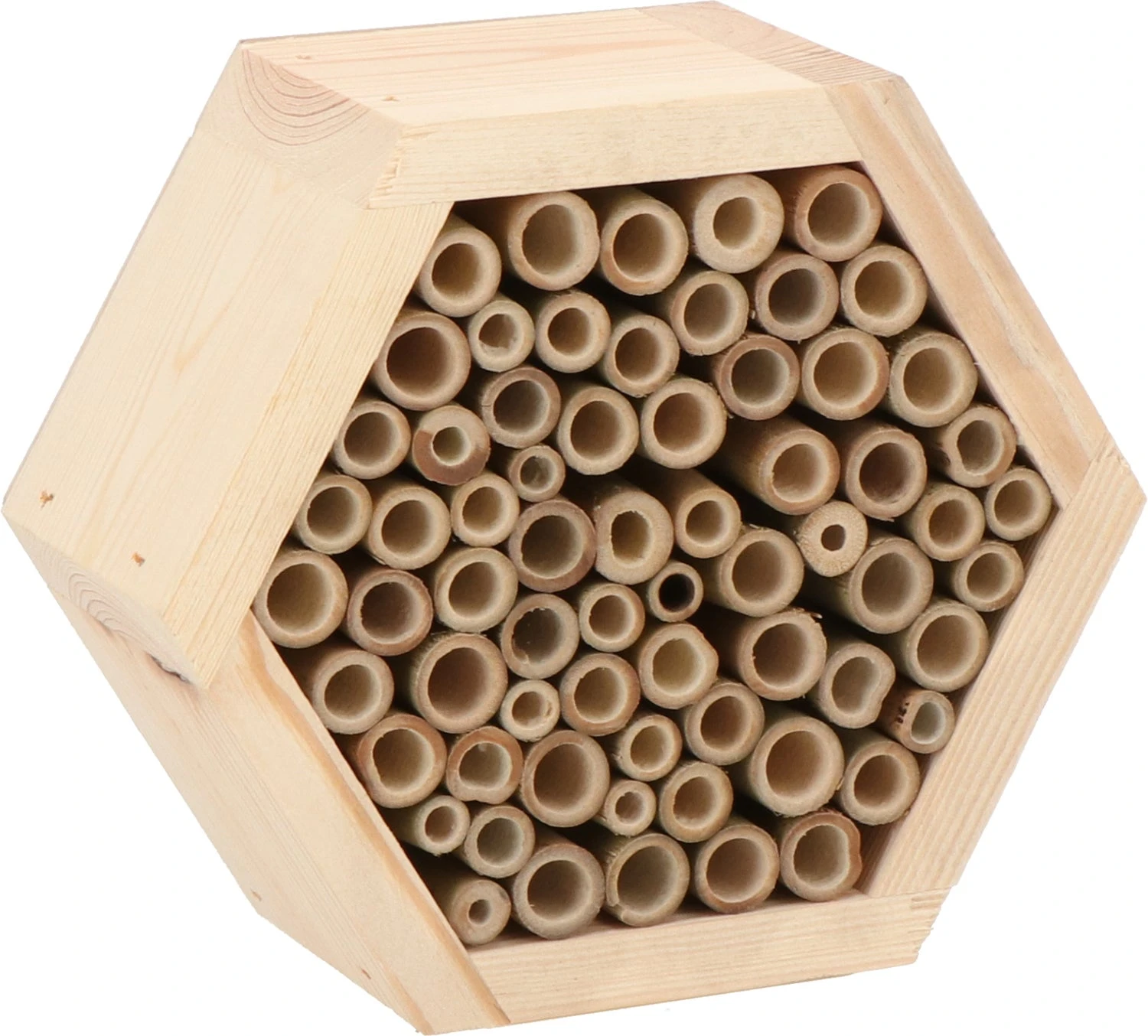 Intratuin Insectenhotel Hexagon Bamboe 20 Cm 3 Intratuin Insectenhotel Hexagon Bamboe 20 Cm