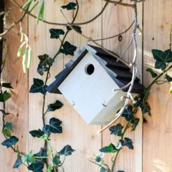 Intratuin Nestkast Puntdak Grijs 15 X 26 X 23 Cm -SuperFish || TETRA || Beeztees Verkoopwinkel 8720196329502 1 1